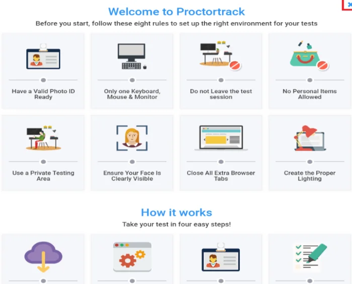 how proctortrack works